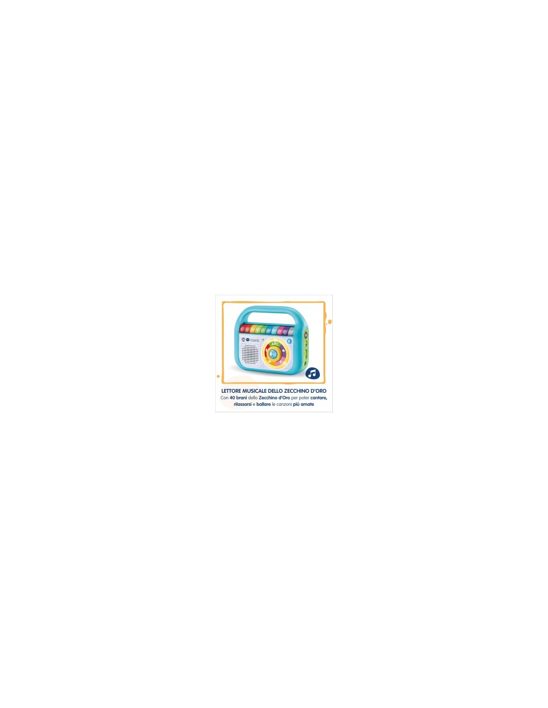 VTech Music’Kid dello Zecchino d’Oro - Lettore MP3 Bambini 2-6 Anni con 40 Brani
