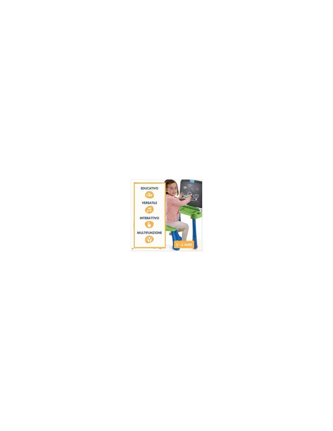 VTech Magico Tavolo Interattivo ToccaImpara - Tavolo Multiattività 5 in 1 per Bambini 3-6 Anni