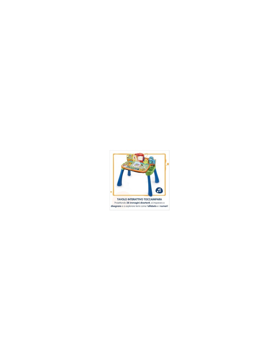 VTech Magico Tavolo Interattivo ToccaImpara - Tavolo Multiattività 5 in 1 per Bambini 3-6 Anni