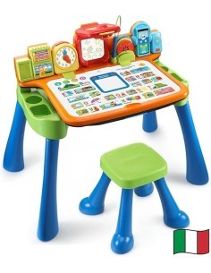 VTech Magico Tavolo Interattivo ToccaImpara - Tavolo Multiattività 5 in 1 per Bambini 3-6 Anni