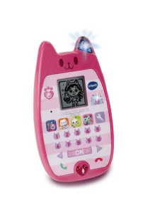 VTech Il Miaoraviglioso Telefono di Gabby - Smartphone Educativo per Bambini 3-7 Anni