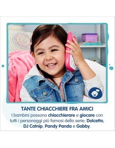 VTech Il Miaoraviglioso Telefono di Gabby - Smartphone Educativo per Bambini 3-7 Anni