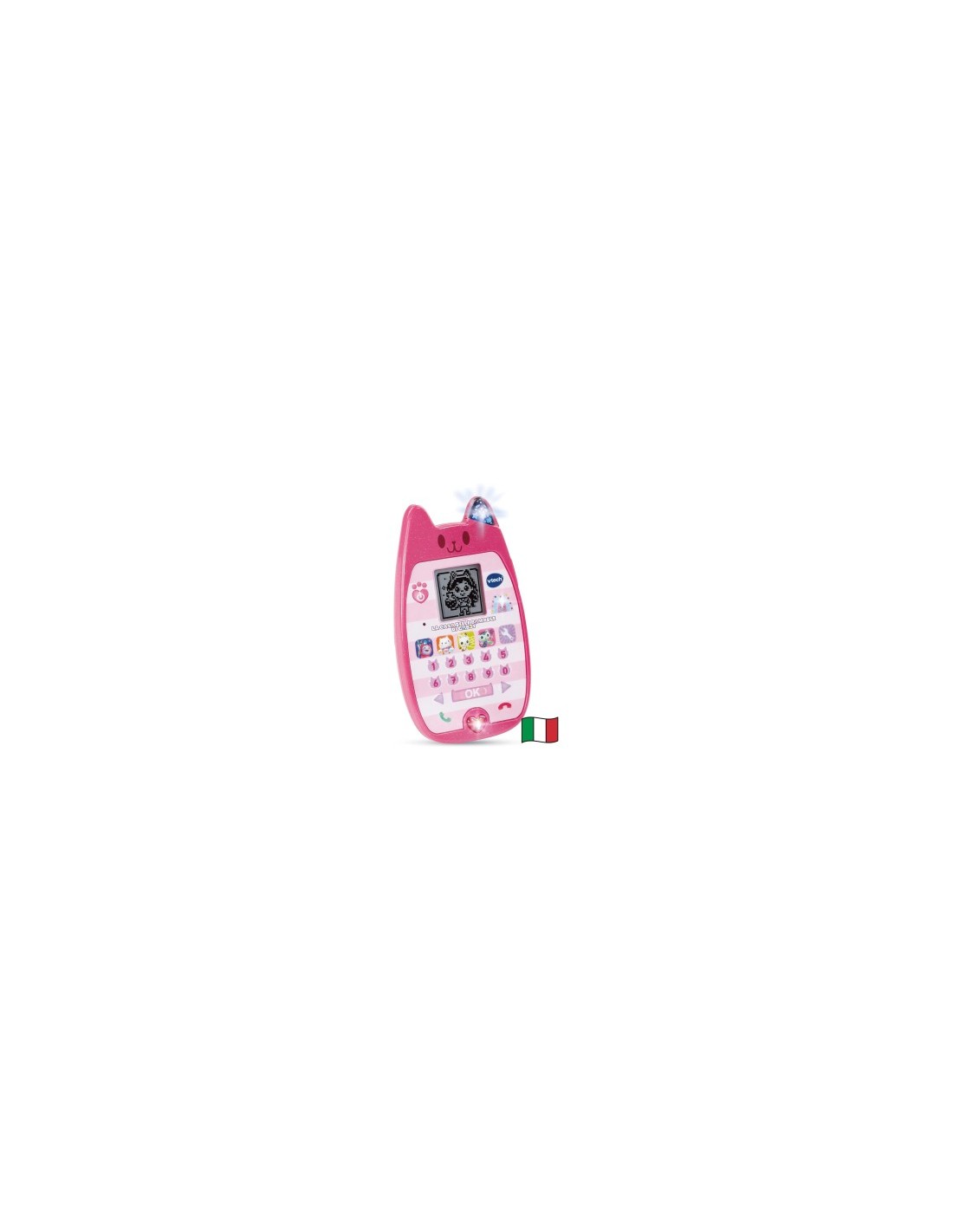 VTech Il Miaoraviglioso Telefono di Gabby - Smartphone Educativo per Bambini 3-7 Anni