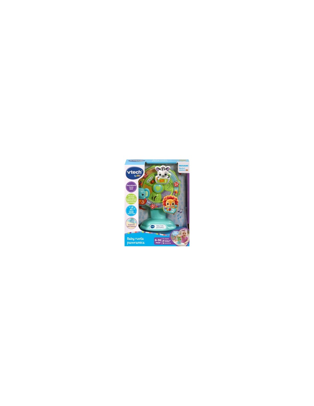VTech Baby Ruota Panoramica - Gioco Interattivo per Bambini 6-36 Mesi