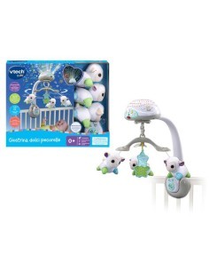 VTech Giostrina Dolci Pecorelle - Luce Notturna Musicale per Bambini 0-36 Mesi