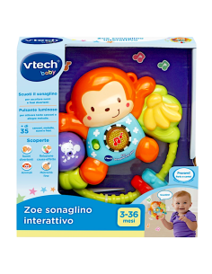 VTech Zoe Sonaglino Interattivo - Gioco per Neonati 3-36 Mesi