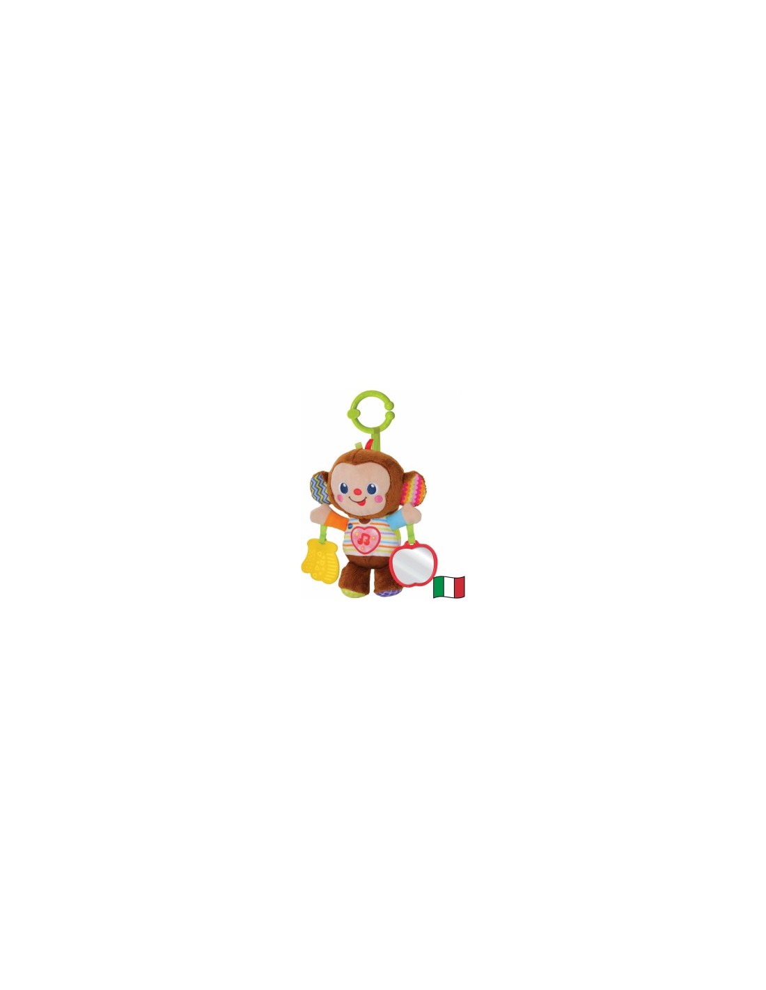 VTech Noè Scimmietta Canterina - Sonaglio Interattivo per Neonati 3-36 Mesi