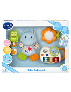 VTech Il Mio Primo Magico Cofanetto - Set Neonato con Peluche, Pianoforte e Sonaglino +0 Mesi