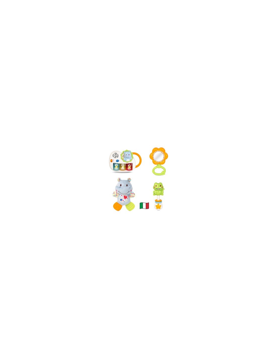 VTech Il Mio Primo Magico Cofanetto - Set Neonato con Peluche, Pianoforte e Sonaglino +0 Mesi