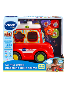 VTech La Mia Prima Macchina delle Forme - Tamburo Musicale Interattivo 12-36 Mesi