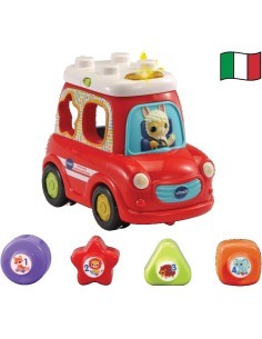 VTech La Mia Prima Macchina delle Forme - Tamburo Musicale Interattivo 12-36 Mesi