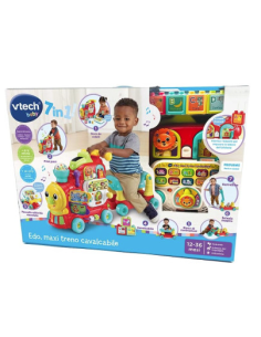 VTech Edo Maxi Treno Cavalcabile - Trenino Elettrico 7 in 1 Multiattività 12-36 Mesi