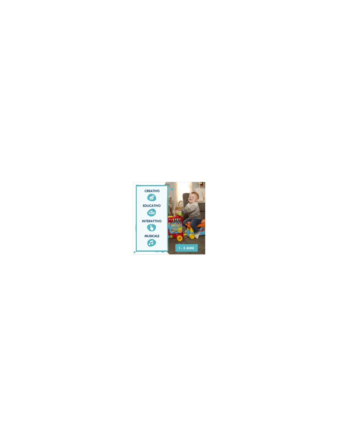 VTech Edo Maxi Treno Cavalcabile - Trenino Elettrico 7 in 1 Multiattività 12-36 Mesi