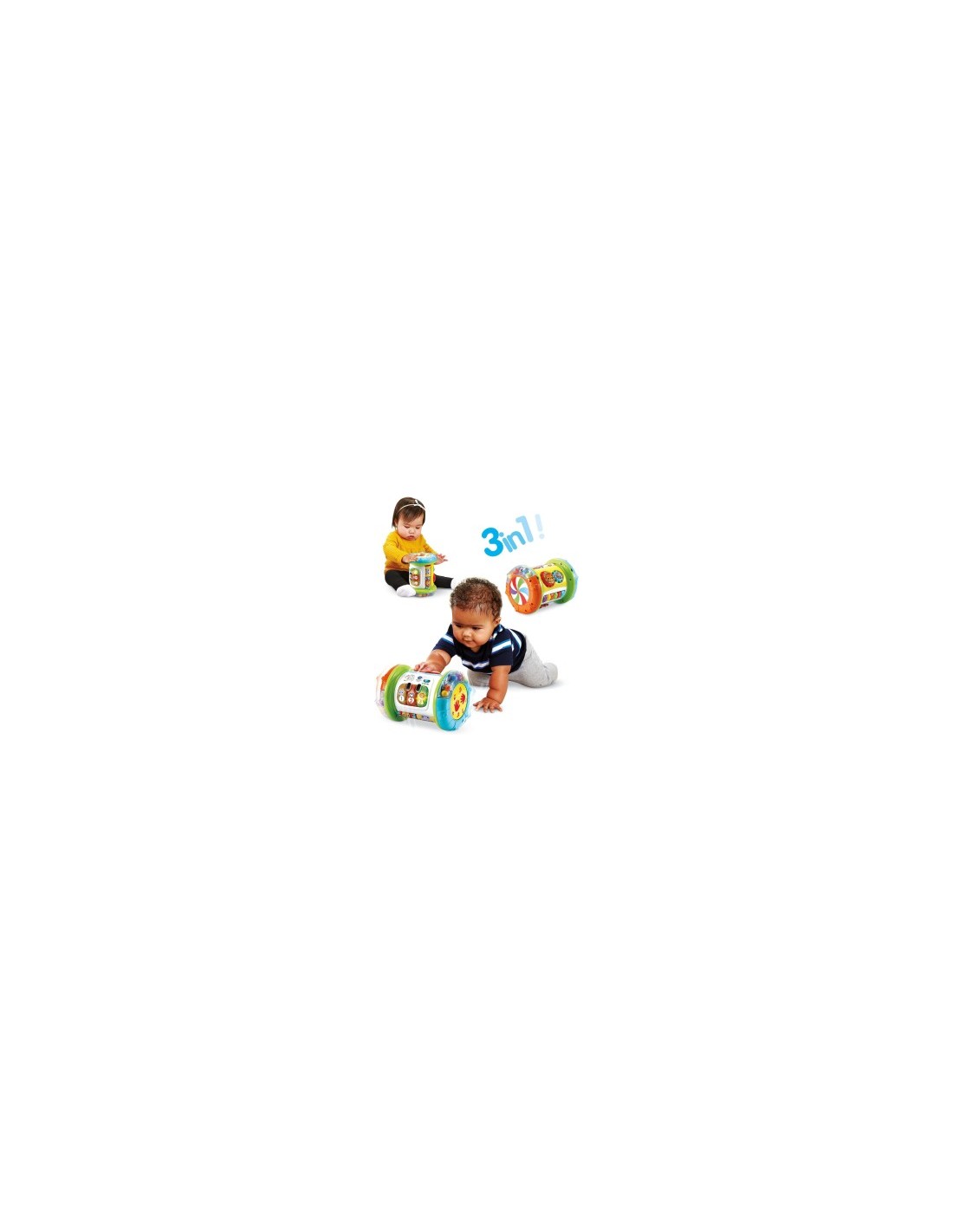 VTech Rullo Tam Tam 3 in 1 - Rullo Multiattività Interattivo 9-36 Mesi