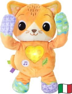 VTech Minù, Gattino Cucù - Peluche Interattivo 10-36 Mesi
