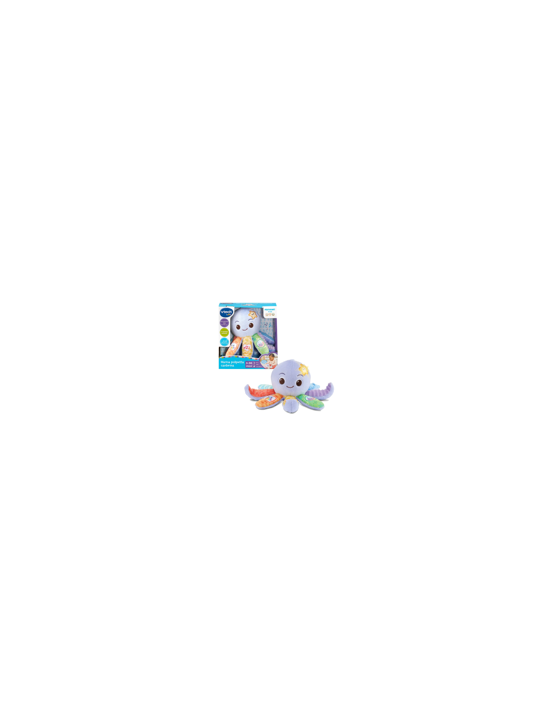 VTech Marina Polipetta Canterina - Peluche Interattivo 3-36 Mesi