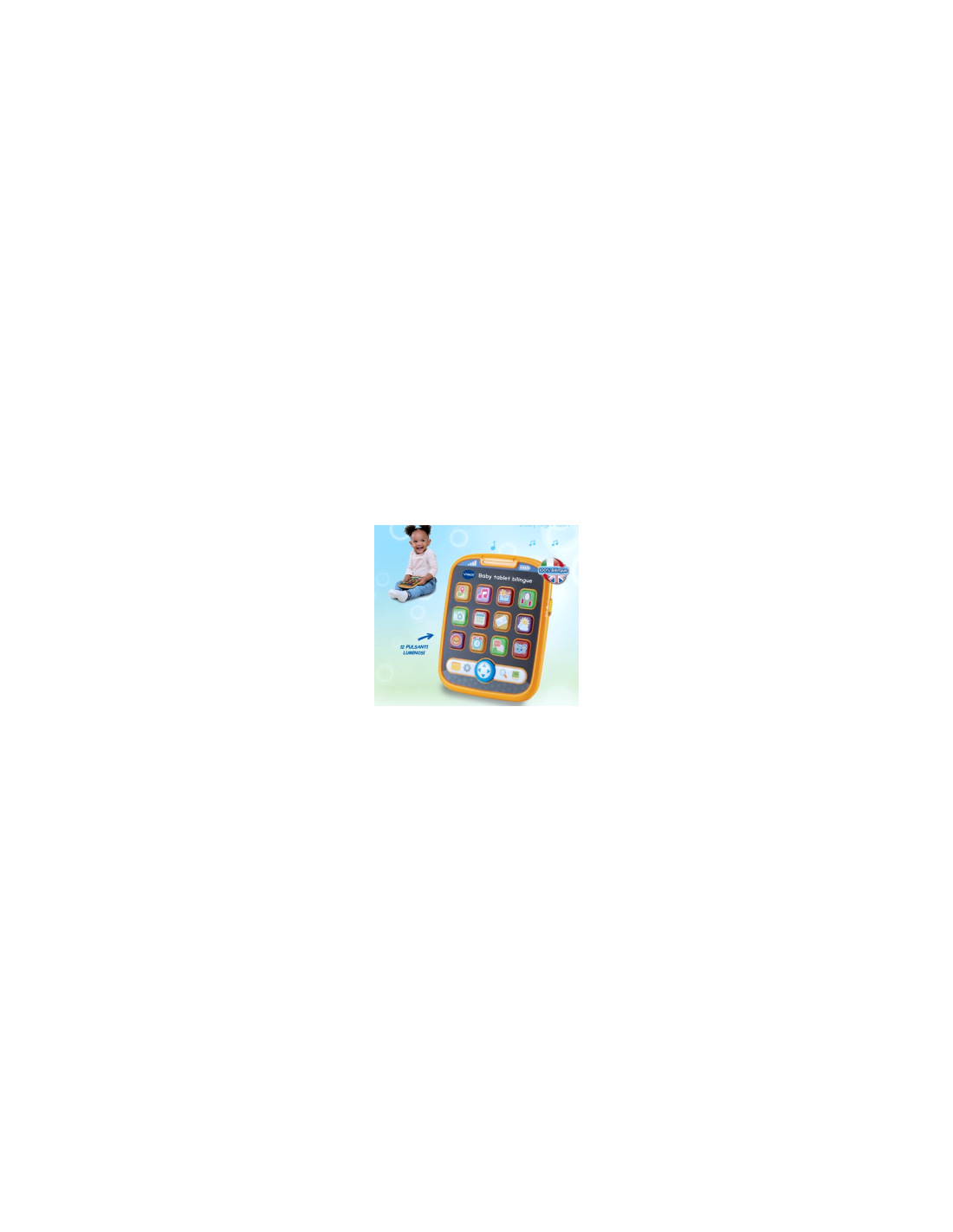 VTech Baby Tablet Bilingue - Tablet Educativo Bambini 9-36 Mesi