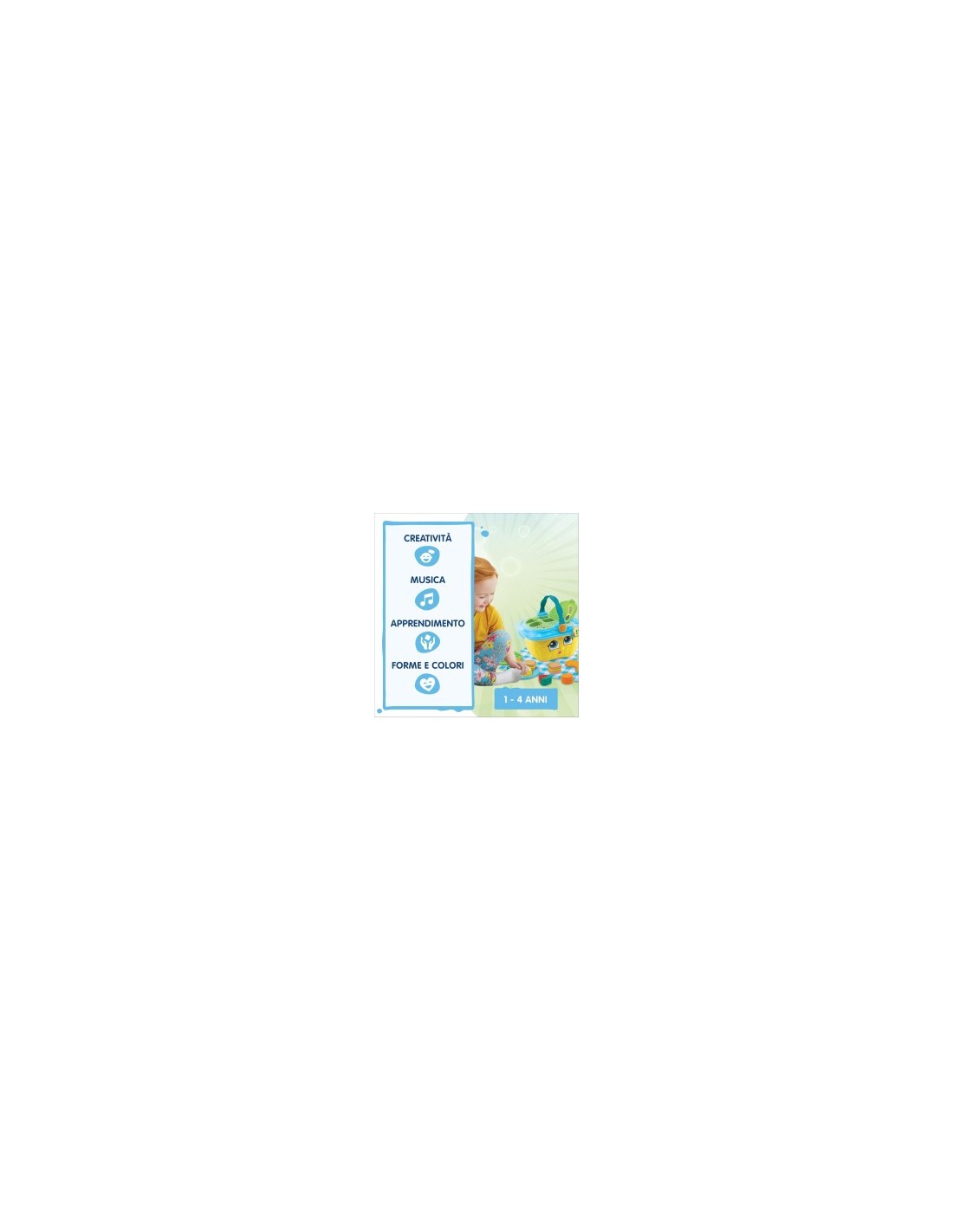 VTech Il Mio Magico Cestino da Picnic - Gioco Educativo Interattivo 1-4 Anni