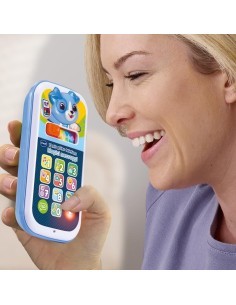 VTech Il Mio Primo Telefono - Magici Messaggi Blu, Gioco Interattivo 9-36 Mesi