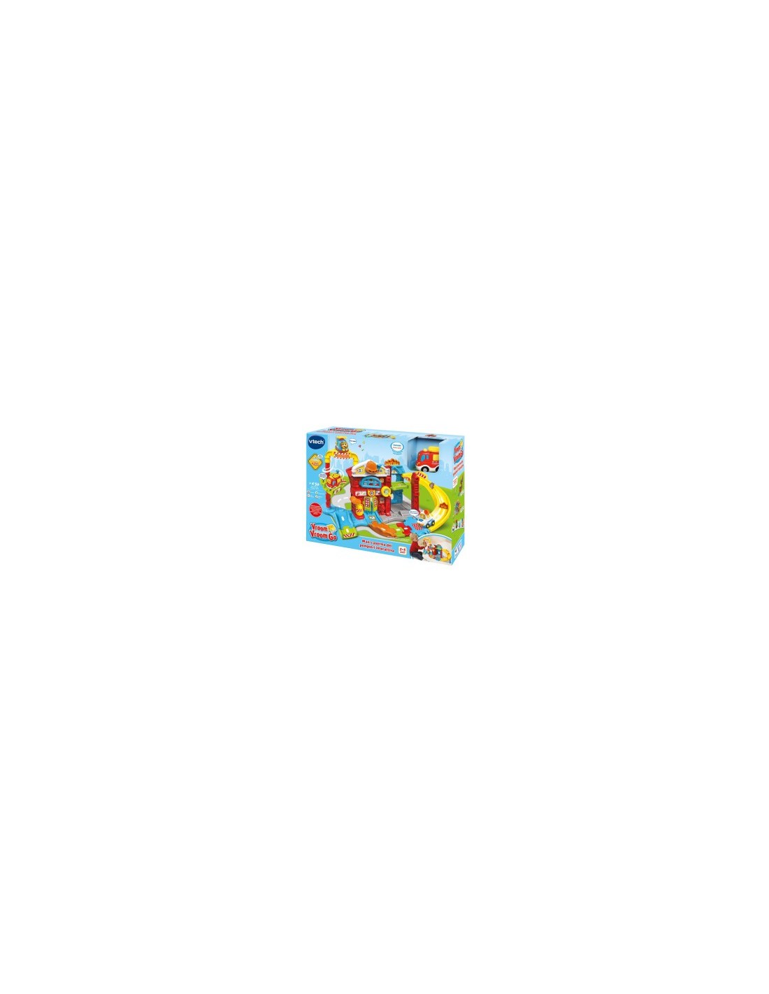 VTech Vroom Vroom Go - Maxi Caserma dei Pompieri Interattiva 1-5 Anni