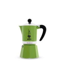 Bialetti Rainbow - Caffettiera 1 Tazza, Colori Assortiti