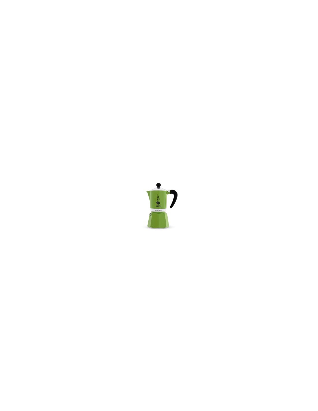 Bialetti Rainbow - Caffettiera 1 Tazza, Colori Assortiti