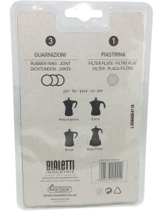 GUARNIZIONI CAFFETTIERA MOKA 9 TZ BIALETTI su TreG Ingrosso