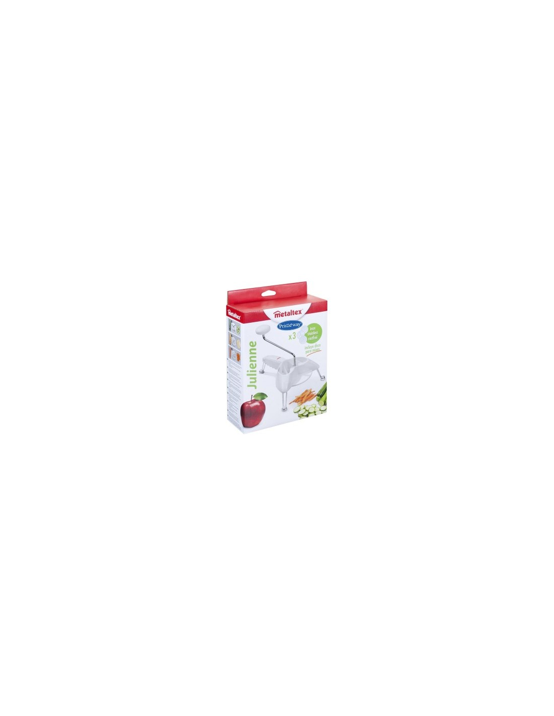 GRATTUGIA JULIENNE IN PLASTICA E ACCIAIO INOX METALTEX su TreG Ingr...