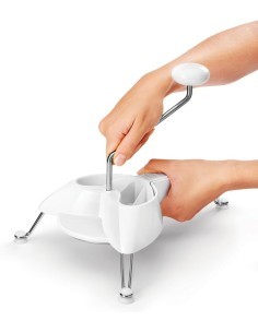 GRATTUGIA JULIENNE IN PLASTICA E ACCIAIO INOX METALTEX su TreG Ingr...