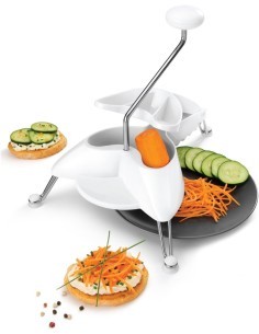 GRATTUGIA JULIENNE IN PLASTICA E ACCIAIO INOX METALTEX su TreG Ingr...