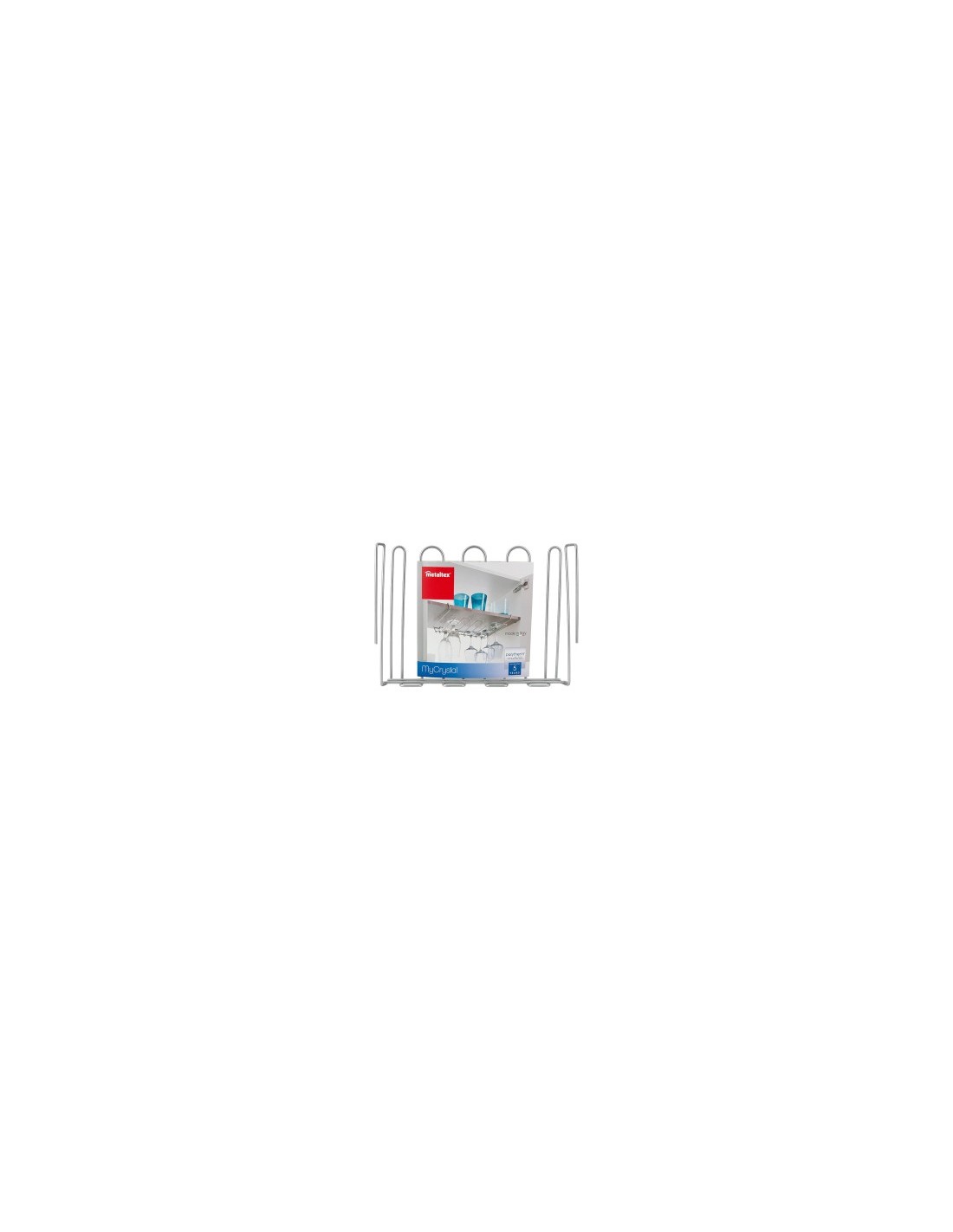 PORTABICCHIERI 364916 MYCRYSTAL 38X26X7CM METALLIZZATO su TreG Ingr...