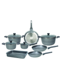 Batteria 12 pezzi Grancucina Phaetra Tognana Antiaderente