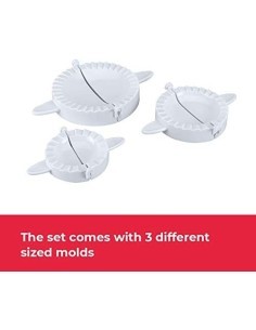 SET 3 FORME PER RAVIOLI IN POLIPROPILENE METALTEX su TreG Ingrosso