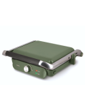Bistecchiera Elettrica con Piastre Rimovibili Verde Salvia - 2000W