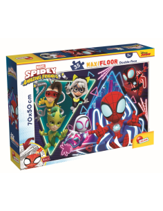 SPIDEY MAXIPUZZLE 35PZ, GIOCO EDUCATIVO PER BAMBINI, SPIDERMAN, ALTA QUALITÀ
