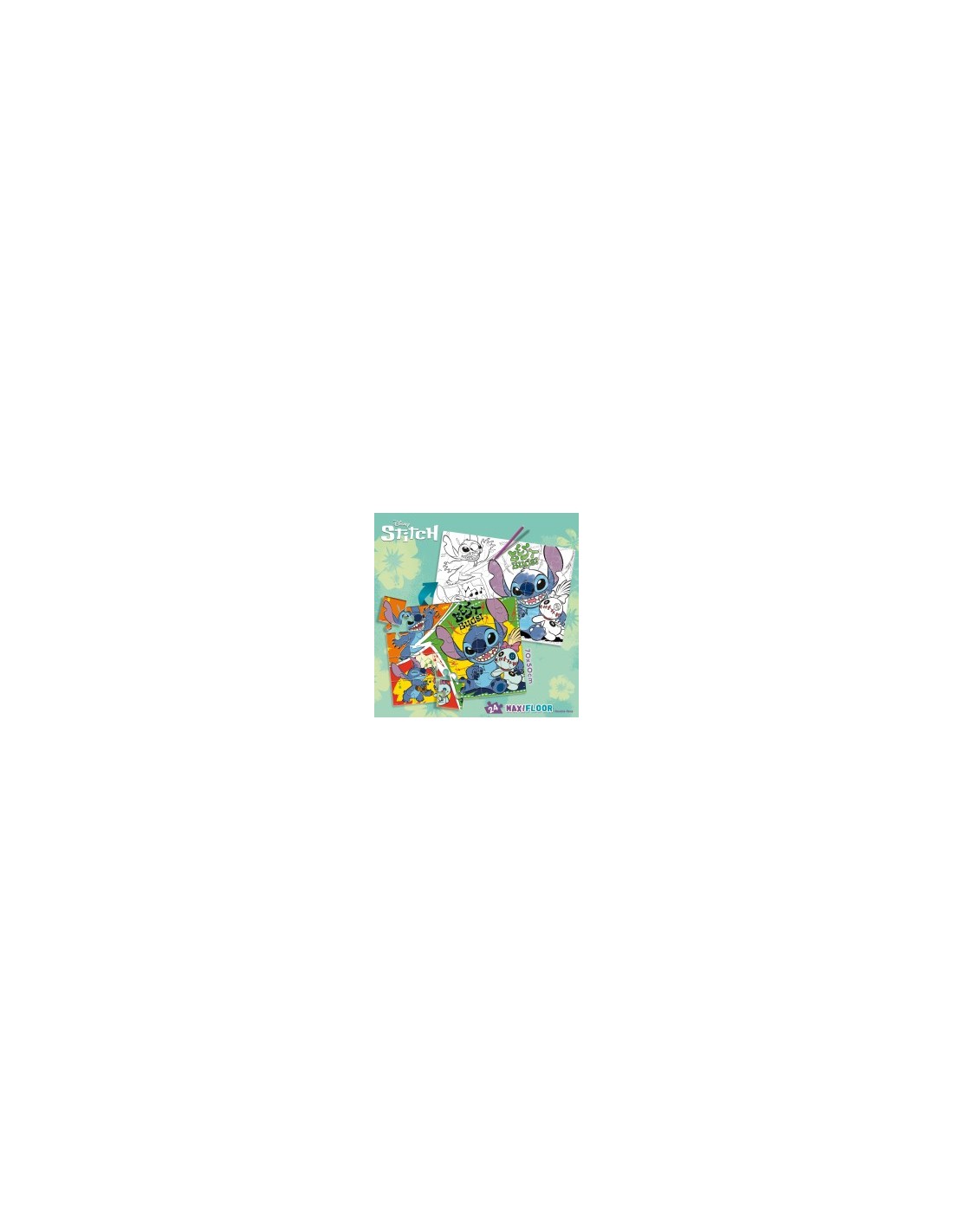 STITCH MAXIPUZZLE 24 PZ, LISCIANI, PUZZLE BAMBINI, DISNEY, LILO & STITCH