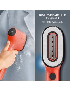 Rowenta Pure Pop DR2022 Ferro da Stiro Verticale Portatile 1300 W Rosso Corallo