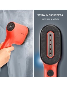 Rowenta Pure Pop DR2022 Ferro da Stiro Verticale Portatile 1300 W Rosso Corallo