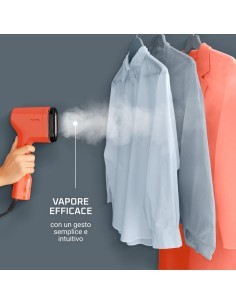 Rowenta Pure Pop DR2022 Ferro da Stiro Verticale Portatile 1300 W Rosso Corallo