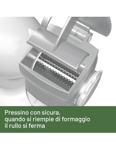 Imetec Grattugissima Grattugia Elettrica 150 W per Formaggio e Frutta Secca