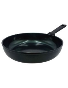 Agnelli AlBlack Elite Padella Antiaderente Svasata Alta 32 cm con Manico Soft Touch