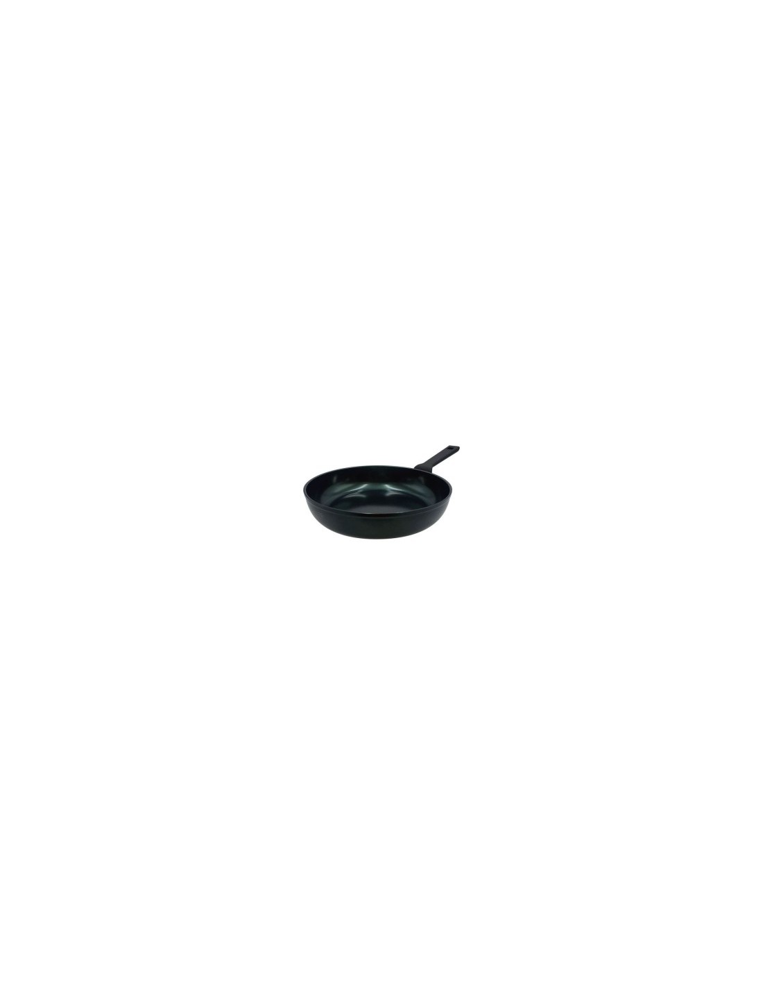 Agnelli AlBlack Elite Padella Antiaderente Svasata Alta 32 cm con Manico Soft Touch