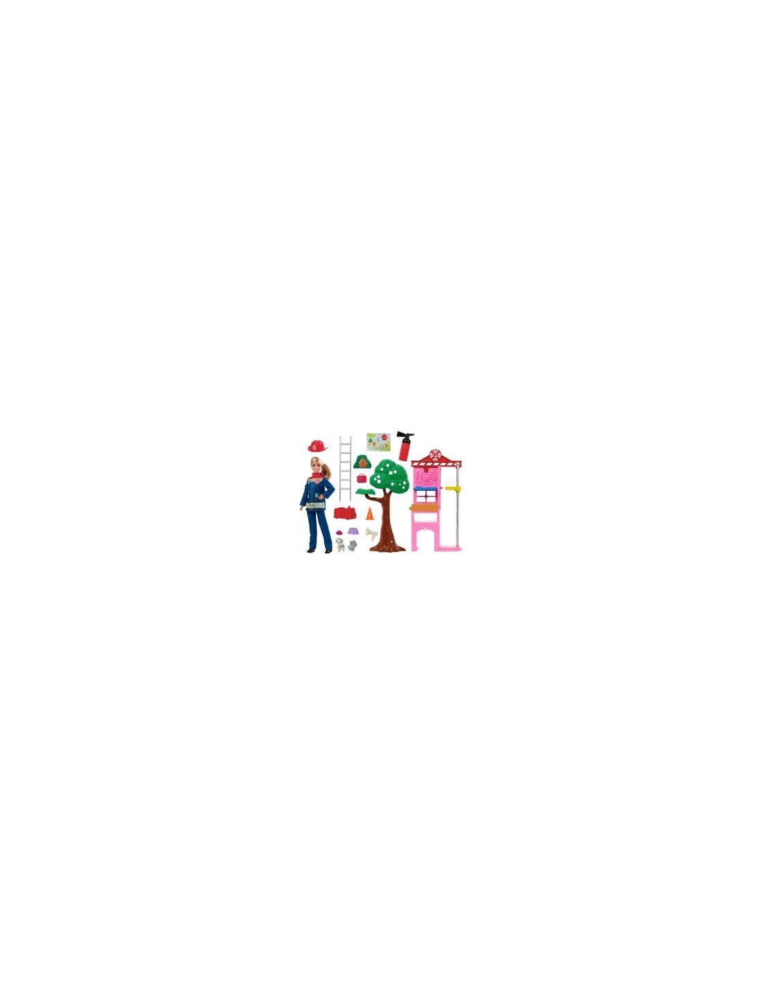 BARBIE, CARRIERE, VIGILE DEL FUOCO, PLAYSET, 3+ ANNI