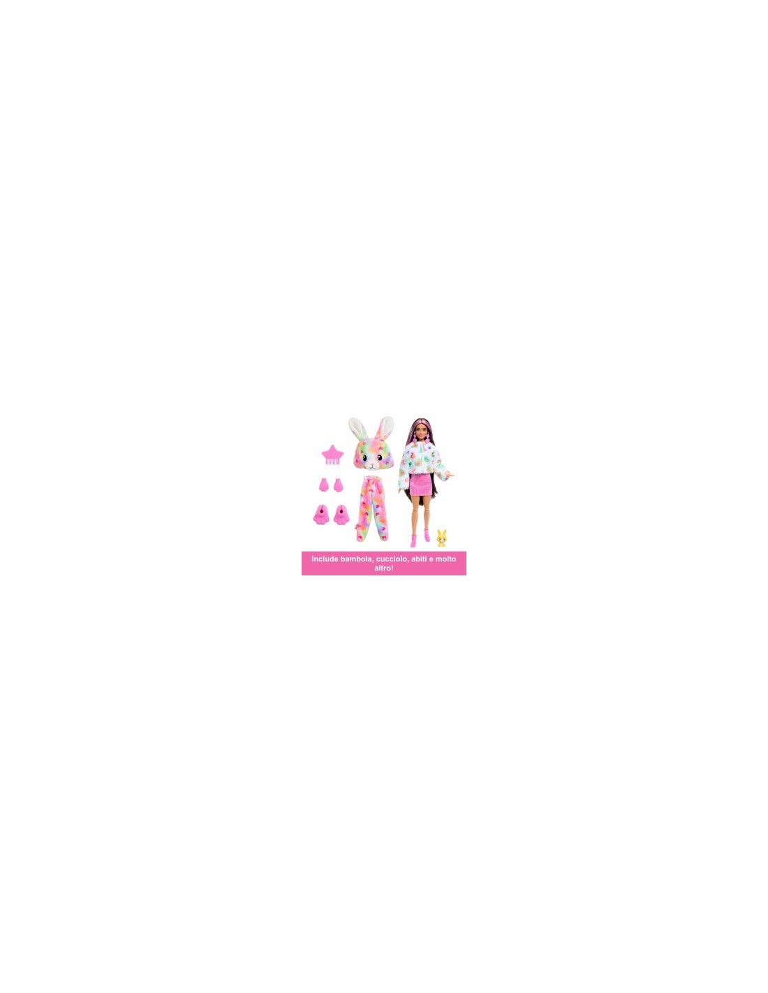 BARBIE, CUTIE REVEAL SERIE COLOR DREAM, BAMBOLA, 3+ ANNI