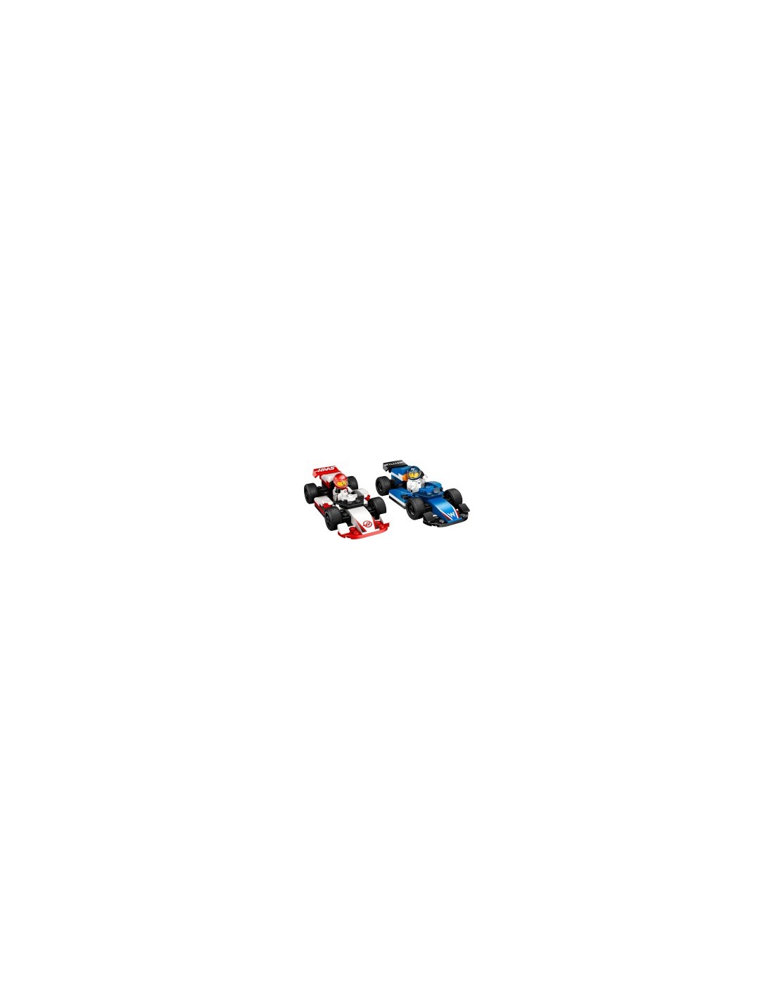 LEGO, CITY, WILLIAMS RACING, HAAS F1, AUTO DA CORSA, COSTRUIBILE, MINIFIGURE, GIOCO BAMBINI