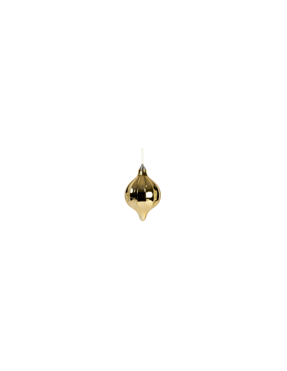 Pendente di Natale Decoro Oro 19x12cm PVC, Addobbi Natalizi, Decorazioni, La magia di Natale per la casa