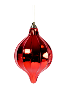 Pendente di Natale Decoro Rosso 19x12cm PVC, Addobbi Natalizi, Decorazioni, La magia di Natale per la casa