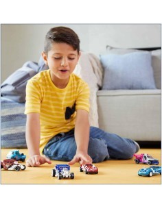 HOT WHEELS BOLIDE A RETROCARICA, VEICOLO SCALA 1:43, MODELLI ASSORTITI CON PARTI APRIBILI