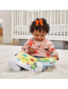VTECH LE MIE PRIME SCOPERTE, LIBRO INTERATTIVO SENSORIALE, VOCABOLARIO BIMBI, 20 SUONI, 6-36 MESI