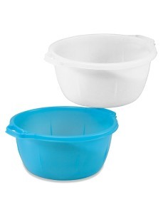 BACINELLA BOMBATA 11 LT IN PLASTICA COLORI ASSORTITI PLASTIME su Tr...
